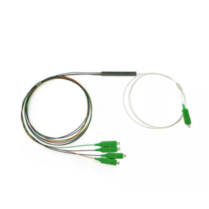 Splitter Óptico 1x4 Monomodo con Conectores SC/UPC