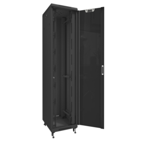 GABINETE METALICO PRETO VERTICAL EX