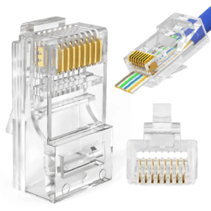 Conector RJ45 Cat6 TECLAM para Redes de Alta Velocidad