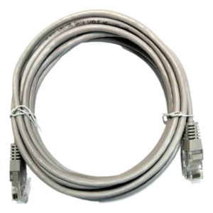 Cable Patch Cord UTP Cat5e 1M Gris para Redes