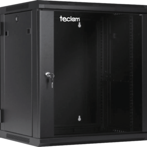 Gabinete de Pared 12U TECLAM con Vidrio y Ventilador