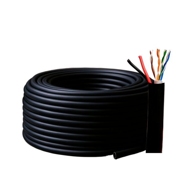 Cable UTP Categoría 5E Auxiliar 100% Cobre para Exterior 100m